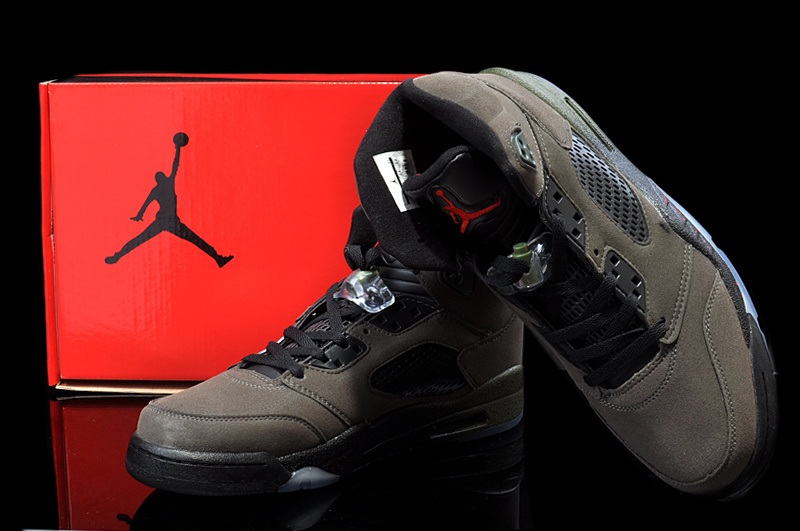Air Jordan 5 Mens Shoes Aaa Brown Online